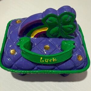 Claire’s Vintage Y2K “Luck” Trinket Box 2002